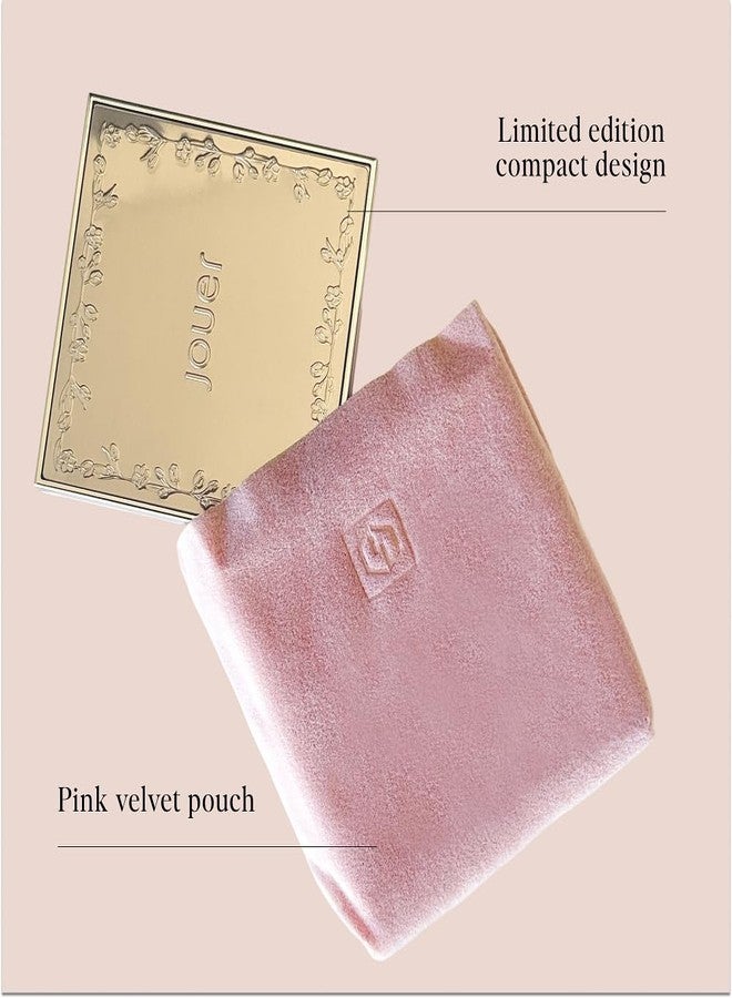 جوير بودرة تثبيت ناعمة ومرطبة من جوير - خالية من التلك، نباتية، خفيفة الوزن، غنية بحمض الهيالورونيك وفيتامين هـ والألانتوين - لمسة نهائية شفافة تناسب الجميع، تصميم إصدار محدود، وحقيبة هدايا وردية اللون - Image 2